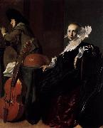 Willem Cornelisz. Duyster Music-Making Couple oil painting picture wholesale